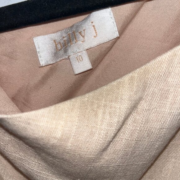 Billy J Boutique - Beige One Shoulder Cutout Mini Dress - Picture 4 of 5